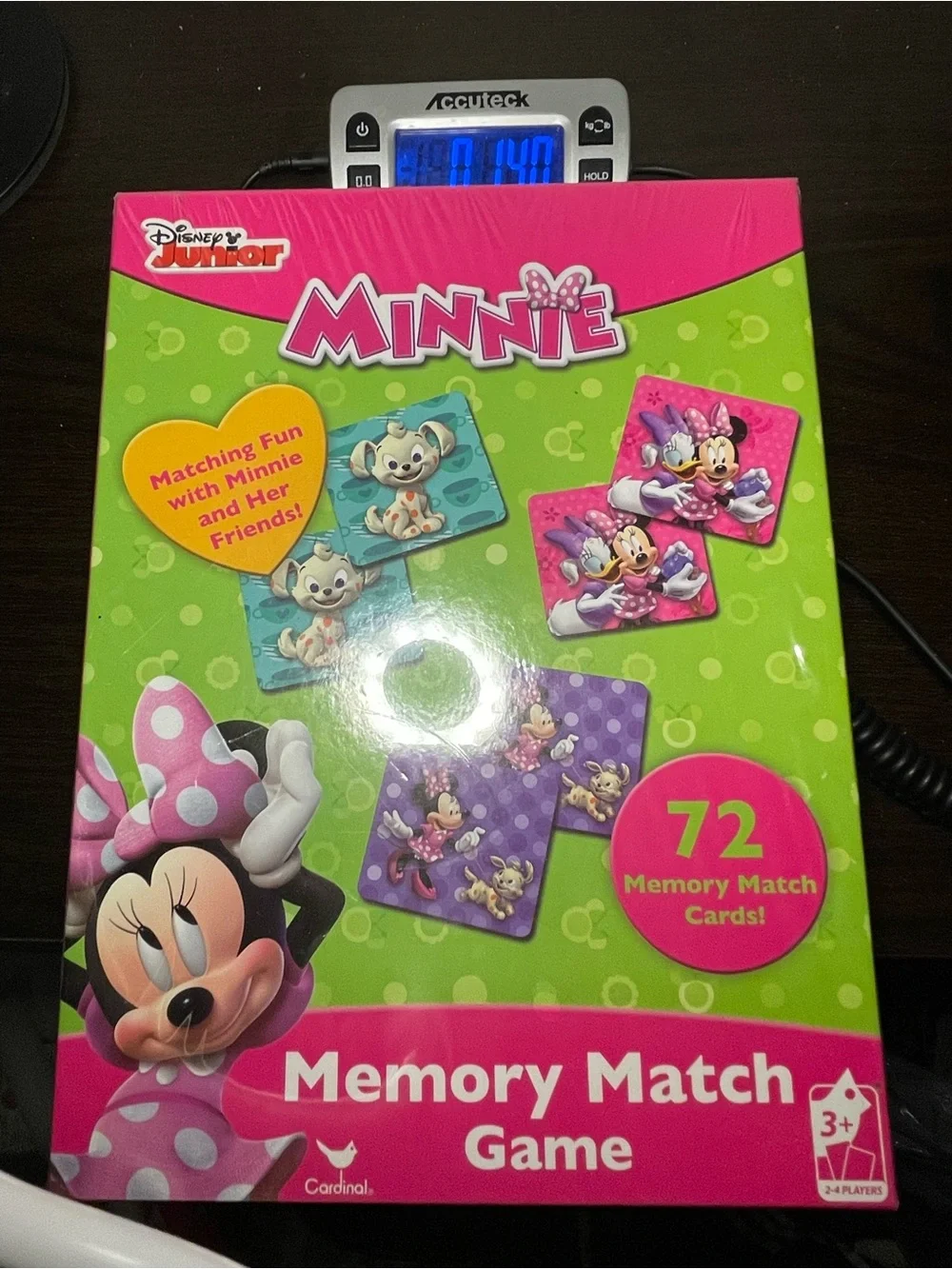 Disney Minnie Memory Match Game - Pink, Purple & Green